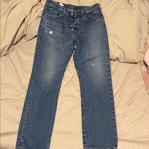 Levi's 501 High Rise Fit Women Ankle Jeans - Size 31